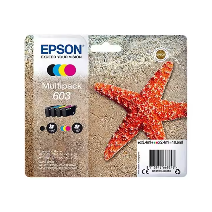 Epson Cartucho Multipack 603 4 Colores - 1
