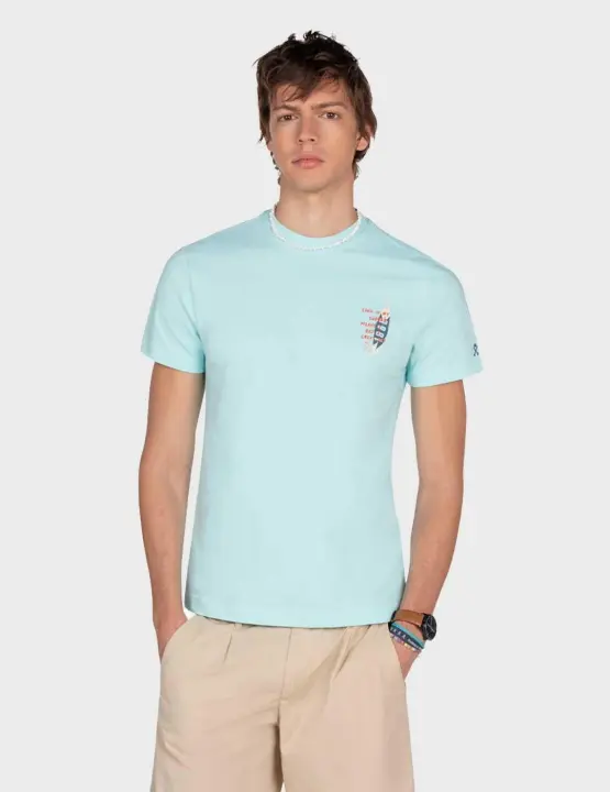 Harper & Neyer Sand camiseta turquesa para hombre - 1