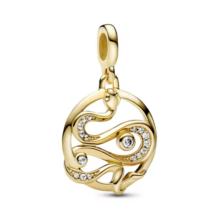 Pandora Pandora Me Charm Medallon Serpiente en Pavé 762301C01 , para Mujer, Hombre, Unisex - 1