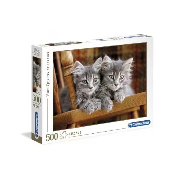 PUZZLE 500-PIEZAS GATITOS CLEMENTONI - 1
