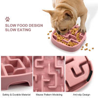 Tazas De Alimentación Para Perros Y Gatos Anti Ahogamiento Ralentizador De Comida Alimentos Feeder Plástico Para Prevenir La Obesidad - details 2