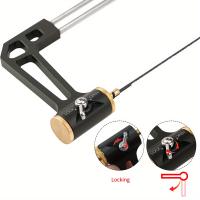 Máscara De Aleación De Aluminio Con Mango De Madera Herramienta De Sierra Para Trabajos De Carpintería Y Madera Con Hojas De Repuesto - details 8