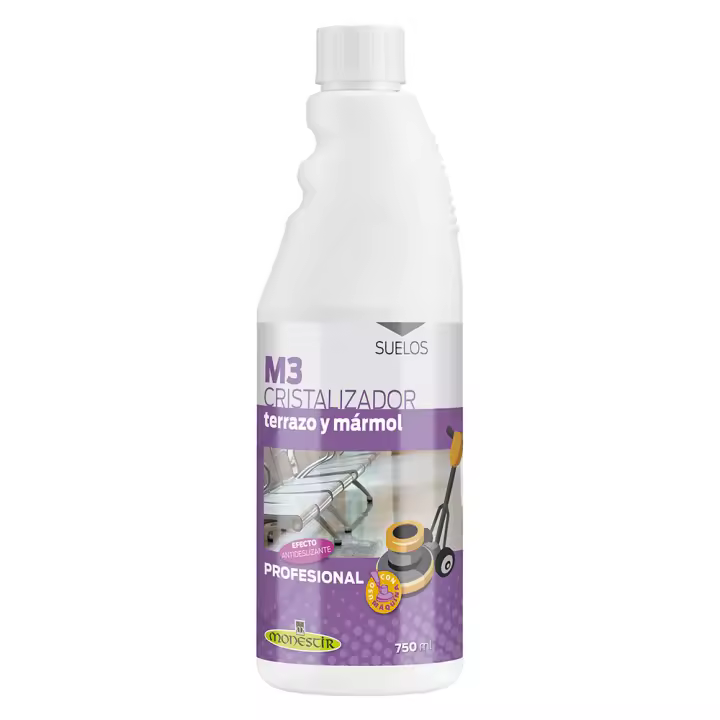 Monestir - CRISTALIZADOR M3 para Terrazo y Mármol 750ml - Uso Profesional - 1