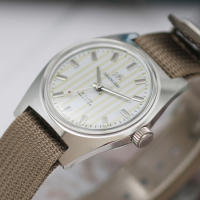 Reloj Mecánico Para Hombre Shanghai Watches Diseño Bauhaus Dial Estéril 36mm Correa De Cuero Acristalado De Acrílico Resistente Al Agua - details 5