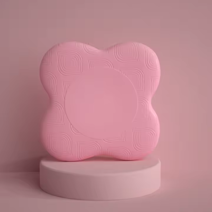 2Pcs Protección De Rodilla Y Muñeca Antideslizante Color Sólido Esponja Suave Soporte De Rodilla Anti Deslizamiento Para Yoga - 1
