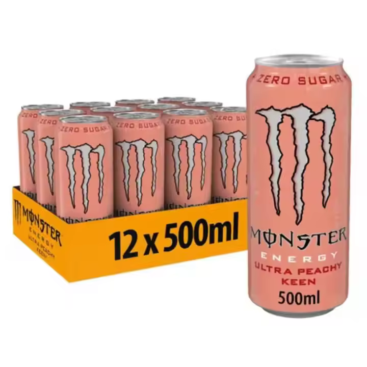 MONSTER PEACHY KEEN latas 500ml- Pack 12 unidades - 1