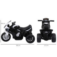 HOMCOM Moto Eléctrica Infantil con Licencia BMW S1000RR Triciclo Trimoto para Niños +2 Años con Luces y Música 66x37x44 cm - details 2
