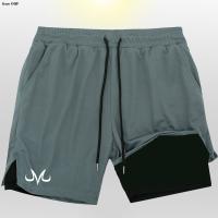 Nuevos Shorts Deportivos Para Hombre Verano 2024 2 En 1 Delgados Para Correr Running Casual Fitness Doble Capa Tallas M-3XL - details 3