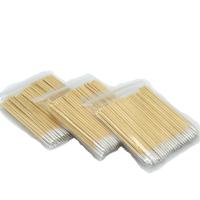 100/300/500/1000Pcs Sticks De Limpieza De Pestañas Y Labios De Algodón En Madera Aplicadores De Extensión De Pestañas Para Mujeres Maquillaje - details 2