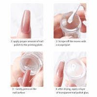 Kit De Estampado De Uñas Con Molde De Silicona Gel Y Cuchilla Herramientas De Manicura DIY Arte De Uñas Accesorios De Uñas - details 2