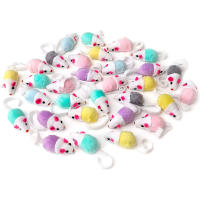 Juguetes Para Gatos Interactivos Con Rattler Ratón Y Gato De Peluche Falso Con Nepenthe Prelleno Juego De Persecución Para Gatos Domésticos Interiores - details 1