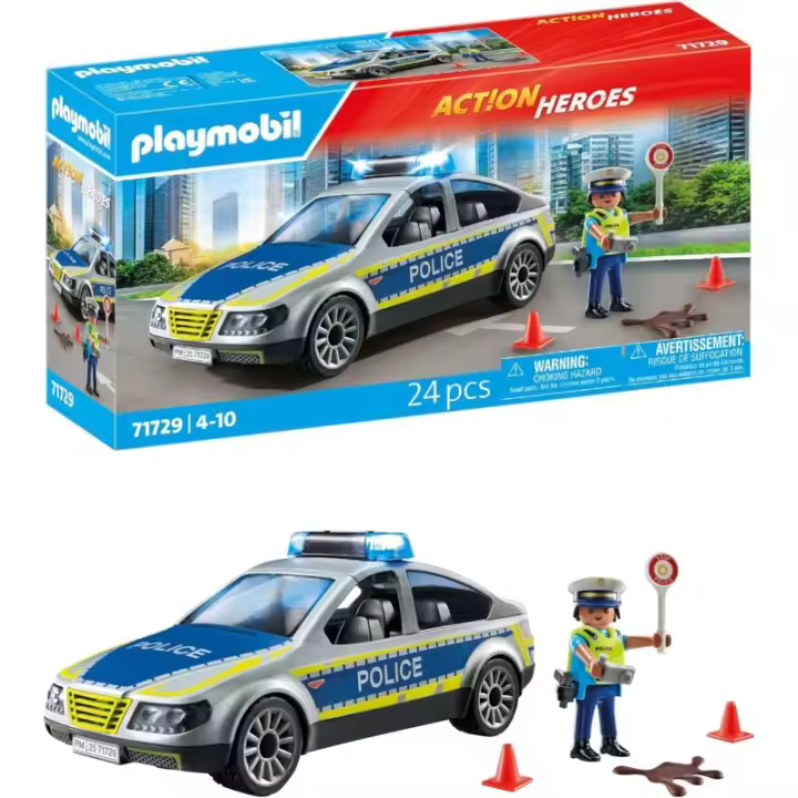 Playmobil 71729 Coche patrulla con policía con luz edad a partir de 4 años 25P71729 - 1