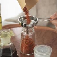 Funel Mini De Acero Inoxidable Para Cocina Con Mango Estable Amplio Bocina Herramientas De Cocina Para Líquidos Y Aceites - details 12