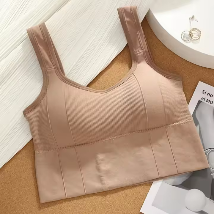 Sudadera Deportiva Transpirable Para Mujer Sin Costuras Anti-Sudoración Yoga Shockproof Top De Gimnasio Push up Fitness - 1