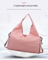 Tote gym bag separación mojado y seco Bolsa de viaje multifuncional ligero con compartimento para zapatos gran capacidad Bolsa de Yoga de moda - details 3
