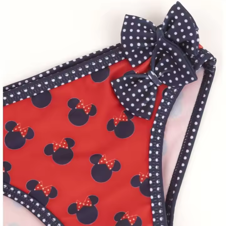 Minnie Mouse Bañador Culetin Braguita de Baño para Niños y Niñas Ropa de Baño Verano Piscina y Playa Bañadores Infantiles Minnie Mouse Talla 12 Meses Bikini para Bebes - 1