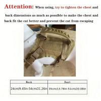Chaleco para gatos al aire libre, ropa impermeable para gatos, correa para el pecho, chaleco especial para caminar, se puede ajustar - details 2