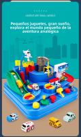 Aventura Automovilística para Niños: Circuito de Tren con Aparcamiento y 2 Coches de Regalo, 23x23x18 cm - details 3