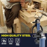 Soporte De Angulo Para Motosierra De Pared En Acero Metal 2 PCS Soporte De Almacenamiento Para Herramientas De Policiado Y Cortador - details 7
