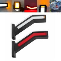 Par De Luces Traseras LED Impermeables Para Coche Camión Y Remolques 12V ABS Material Luz Trasera Para Vehículos - details 20