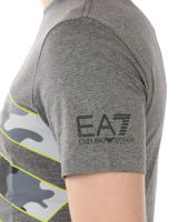 Emporio Armani EA7 Camiseta Algodón Hombre Gris 3GPT25PJP6Z 3925 - details 7