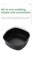 Plato De Hornear Cuadrado Para Air Fryer Antiadherente Fácil De Limpia Compatible Con La Mayoria De Los Horno De Pastel Para Uso Doméstico - details 6