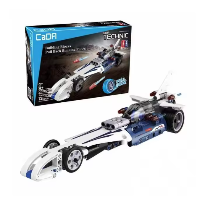 DEQUBE Juego de Engranajes Coche de Carreras Mecánica para Niños - 1