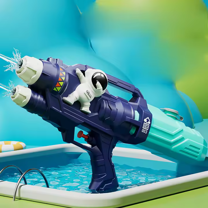 Nueva Pistola De Agua Espacial Para Niños Juguete De Juego Al Aire Libre En La Playa Y Piscina Multiproductora Para Niños De 3 a 12 Años - 1