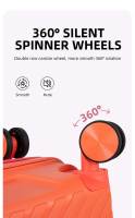 S7 STAR LG57144-LG57151 Maleta Rígida Colourful Juego 3 Piezas, Set Cabina Equipaje de Moda 3 en 1, PP Maleta Resistente Color Puro con 4 Ruedas Giratorias 360°, Pack Maleta Trolley Elegante Ligero 20/24/28in - details 10