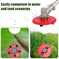 Cortadora De Malezas Cabeza De Trimmer De Metal Hojas Para Jardín Mower De Campo De Grama Herramienta Universal Para Jardinería - details 2