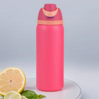 Termo Doble Capa De Acero Inoxidable 24/32oz Con Manija Termo Aislado Espacial Kettle Taza Deportiva Botella De Agua Tumbler - details 26