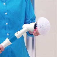 Cepillo De Limpieza Eléctrico Con Varilla Telescopio Cepillo Giratorio Para Cocina Y Baño Herramientas De Limpieza Doméstica - details 2