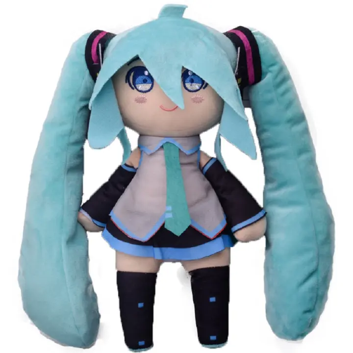 Muñeca De Peluche Hatsune Miku Explosiva Regalo De Cumpleaños Para Parejas Almohada Kawaii Bonita Niña Material De Algodón PP Tamaño 23-28cm Unisex - 1
