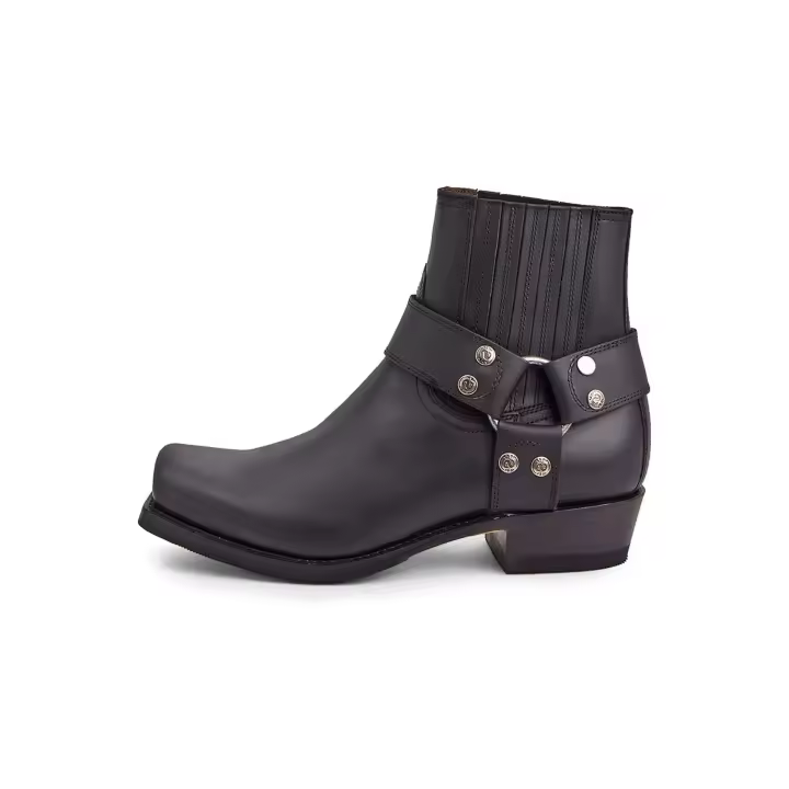 Botines Biker SENDRA 8286 Blues Pull Oil Color Negro - 1