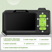 Cámara De Endoscopia USB Con Pantalla IPS De 4.3'' HD1080P Lente Autofocus 5.0MP Inspección De Coche Borescope Single Dual Triple Lens - details 5