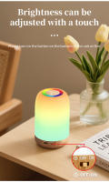 Lámpara De Noche LED RGB Recargable Táctil Colorida Regulable Portátil Linterna De Modo Con Batería De 1500mAh Para Mesa De Noche - details 2