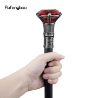Bastón De Caminar Elegante De Plata Con Diamante Rojo 93cm Decorativo Y Fashion Para Caballeros Cosplay Con Punta De Goma - details 7