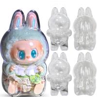 Caja De Almacenamiento Para Muñecos De Fiesta Sentados Y Figuras De Vinyl Transparente Protectora Y Antipolvo Labubu 5 Piezas - details 0