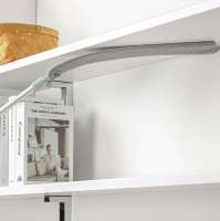 RUHHY Plumero para polvo telescópico con cabezales intercambiables, microfibra electrostática atrapa polvo, mango extensible para limpieza de techos, muebles y rincones, ideal para hogar y oficina, diseño flexible y lavable - details 1