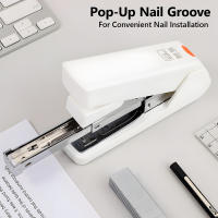 M&G 12# Clavadora De Escritorio Portátil Y Duradera Para 50 Hojas Negro/Blanco Suministro De Escritorio Tipo De Negocios - details 2