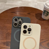 Funda De Silicona Líquida Magnética Para iPhone 13 12 14 15 pro Max Con Carga Inalámbrica Magsafe Y Protección De Cámara Lujo - details 12