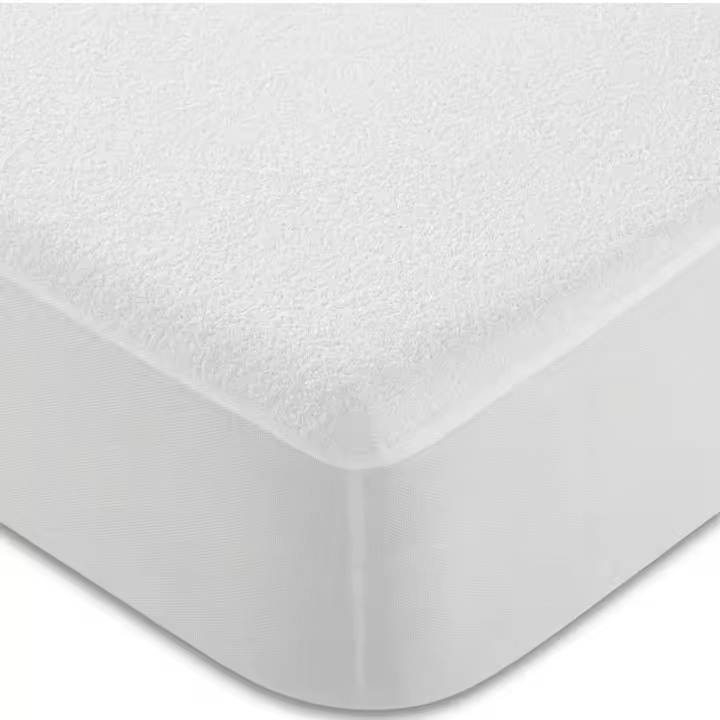 ZYLX SHOPPING – Protector de Colchón Impermeable Transpirable | Funda Ajustable Antiácaros 100% Microfibra | Cubrecolchón Rizo Resistente para Cama 80/90/105/135/150x190/200 cm | Lavable y Silencioso - 1