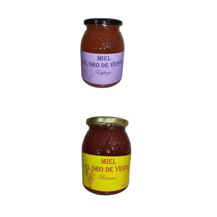 Lote de 1 Kg de miel de Espliego + 1 Kg de miel de Retama. Cosecha propia. Somos apicultores. - 1