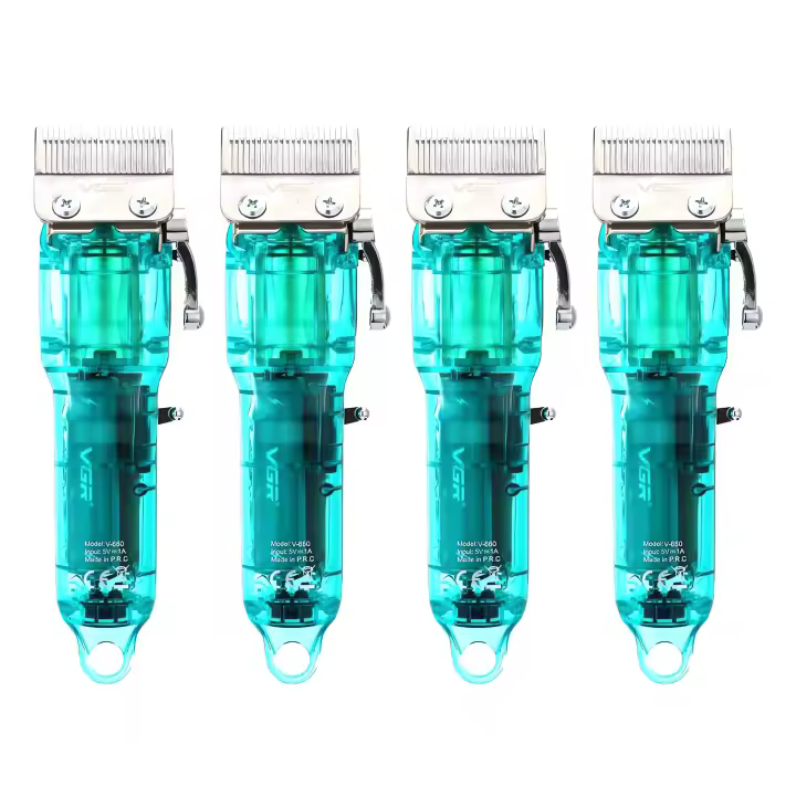 Cortadora de Pelo Profesional -VGR Transparente Recargable USB Inalámbrica Eléctrica - 1