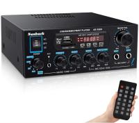 Sunbuck Mini Amplificador HiFi Audio Bluetooth, 110V Receptor Amplificador Estéreo Doméstico de 200 W de Potencia, para Uso en Estudios de Entretenimiento en Teatro, con USB, Radio FM, Control Remoto - details 6