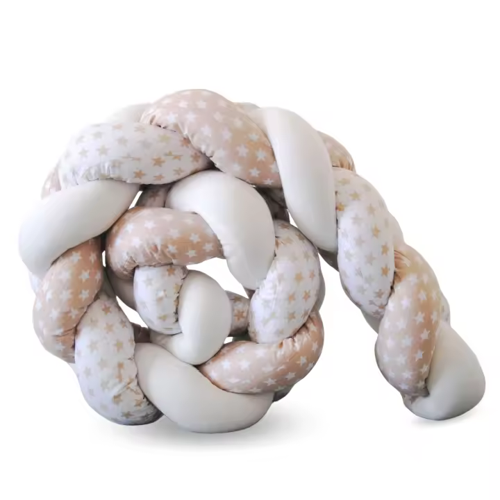 SEB MARKET  Trenza Cuna Bebe  Protector Cuna Chichoneras para Recién Nacidos - 1