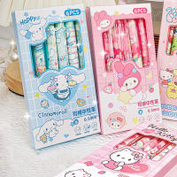 6pcs Bolígrafos De Gel Erasables Sanrio Pochacco Kuromi Cinnamoroll Hello Kitty Para Estudiantes Suministros De Oficina Y Escuela Estilo Japonés - details 2