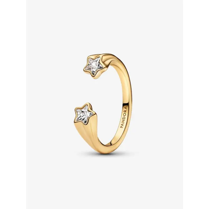 Estrellas Fugaces - Baño de Oro de 14K - 1