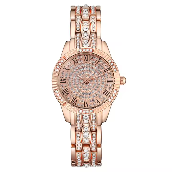 Reloj para mujer con estrellas, correa de brazalete, movimiento de cuarzo, un reloj de lujo y elegancia para la mujer - 1