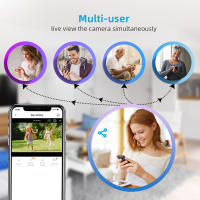 Cámara De Seguridad IP BELIA 8MP PTZ WiFi Con Pantalla Dual Visión Nocturna Color CCTV Vigilancia Exterior 4MP App ICSEE - details 6